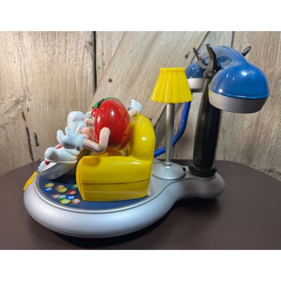 Mars M&M’s Telephone Vintage Corded Desk Phone Working Open Box Red & Green - Picture 4 of 15